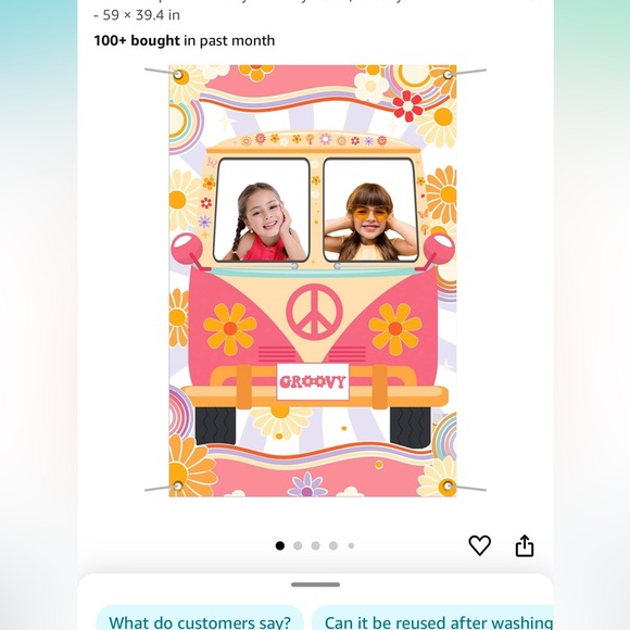 Two Groovy Party Decor - Picture 7 of 9